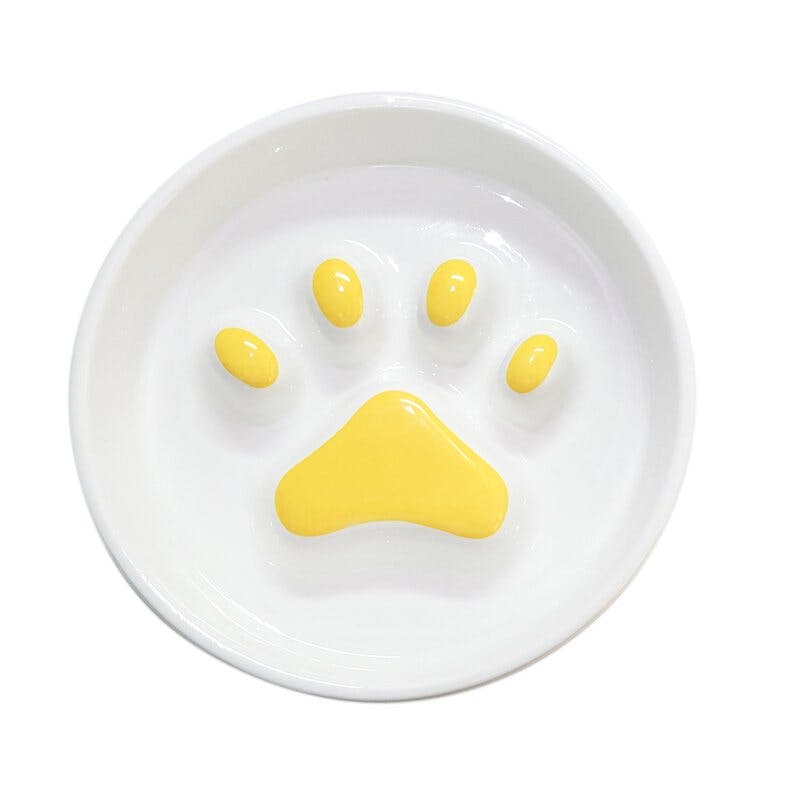 Petifam 肉球フードボウル S イエロー 4580756811519 ペット食器 Petifam 肉球フードボウル S イエロー 4580756811519 ペット食器