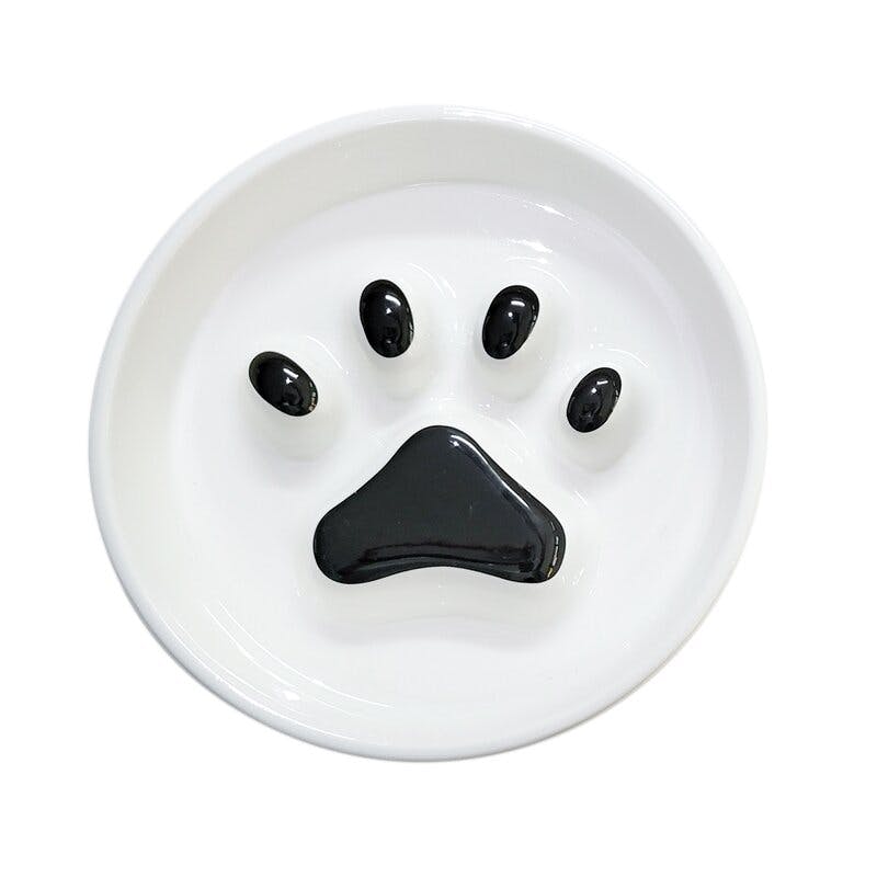Petifam 肉球フードボウル S ブラック 4580756811526 ペット食器 Petifam 肉球フードボウル S ブラック 4580756811526 ペット食器