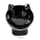 Petifam 猫型フードボウル ハイ ブラック レンジOK 陶器 食べやすい 4580756811533【別送品】
