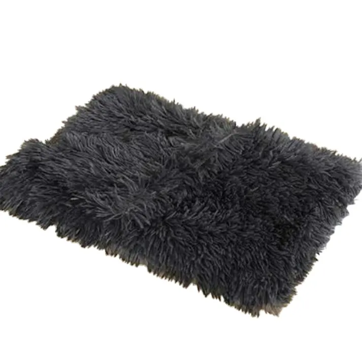 Petifam ふわふわマカロンブランケット S ダークグレー ふわふわ 洗濯可 お手入れ簡単 4580756811861【別送品】