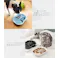 Petifam 陶器製早食い防止皿 フィッシュボーン ホワイト レンジOK 大きめ 4580756812028【別送品】