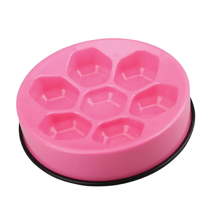 M-PETS 早食い防止皿 CAVITY ピンク 6953182710509【別送品】