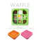 M-PETS 早食い防止皿 WAFFLE オレンジ 滑り止め 大きめ お手入れ簡単 6953182710554【別送品】