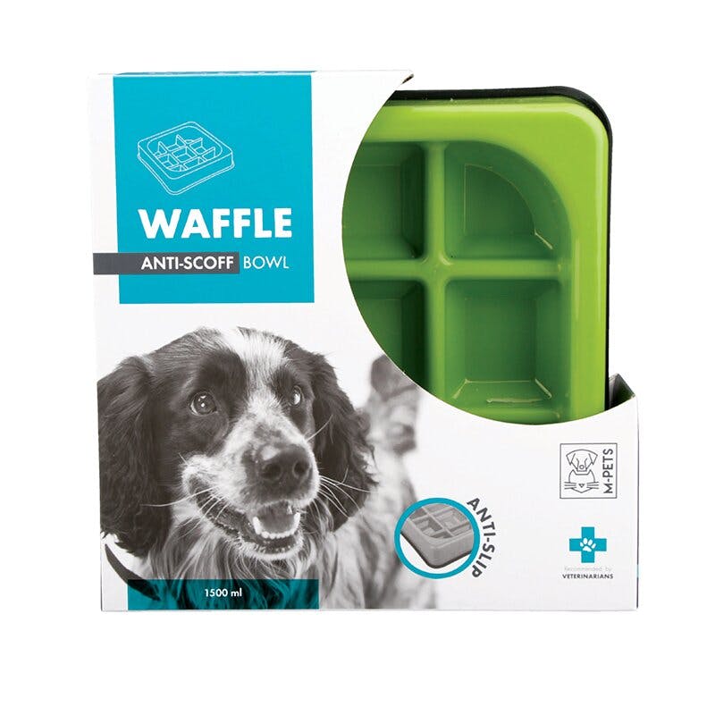 M-PETS 早食い防止皿 WAFFLE ライトグリーン 6953182710578 ペット食器 M-PETS 早食い防止皿 WAFFLE ライトグリーン 6953182710578 ペット食器