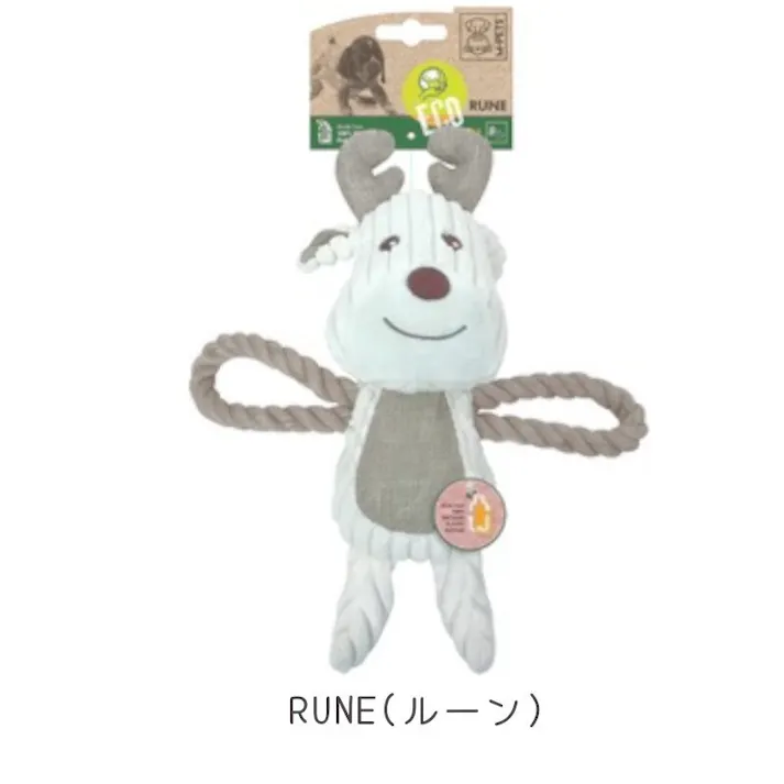 M-PETS ECOドッグトイ シカのルーン 歯磨き効果 大型犬 あご乗せ枕 6953182735106【別送品】