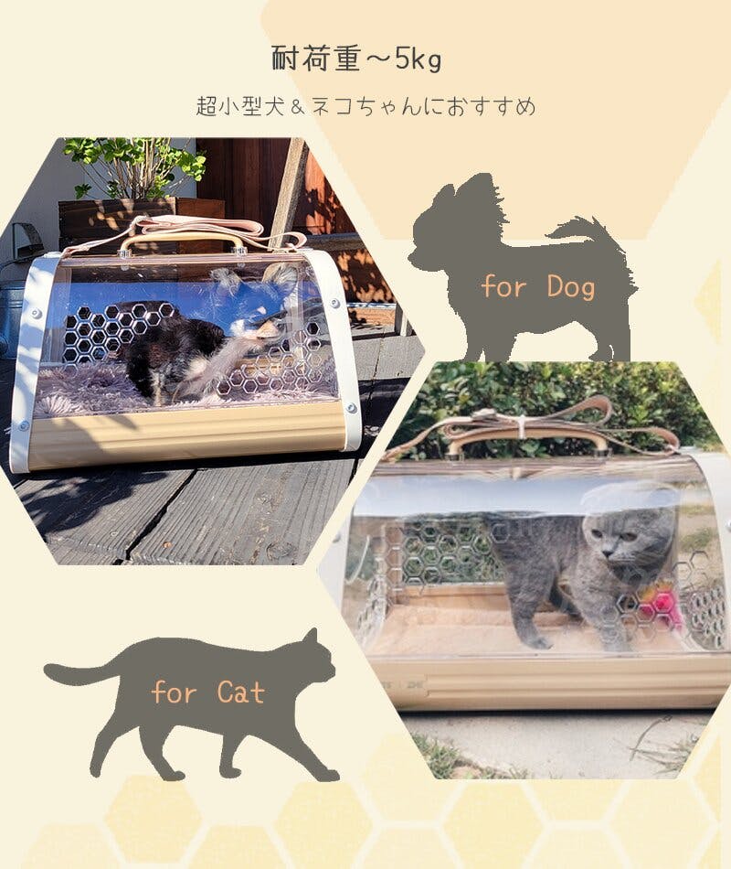 犬 猫 キャリーケース犬用 猫用 ペットキャリー ピンク ブルー コーヒー petifam ハニーペットキャリー ピンク/ブルー/コーヒー(ピンク