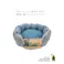 M-PETS ECOクッション S ブルー&グレー ペットベッド ふわふわ 弾力性 6953182736936【別送品】