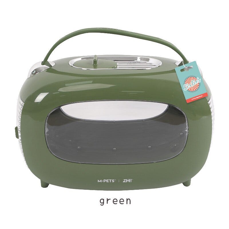 M-PETS クラシックペットキャリー グリーン 6953182737032 バッグ・キャリー M-PETS クラシックペットキャリー グリーン 6953182737032 バッグ・キャリー
