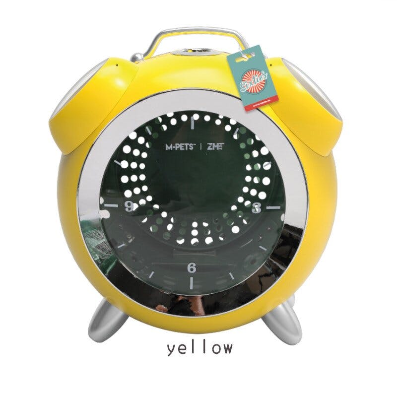 M-PETS クロックペットキャリー イエロー 6953182737049 バッグ・キャリー M-PETS クロックペットキャリー イエロー 6953182737049 バッグ・キャリー