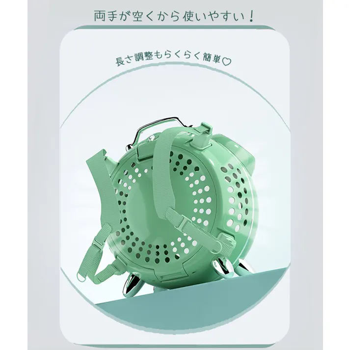 M-PETS クロックペットキャリー グリーン 小窓付き 背面入口 通気性 6953182737063【別送品】