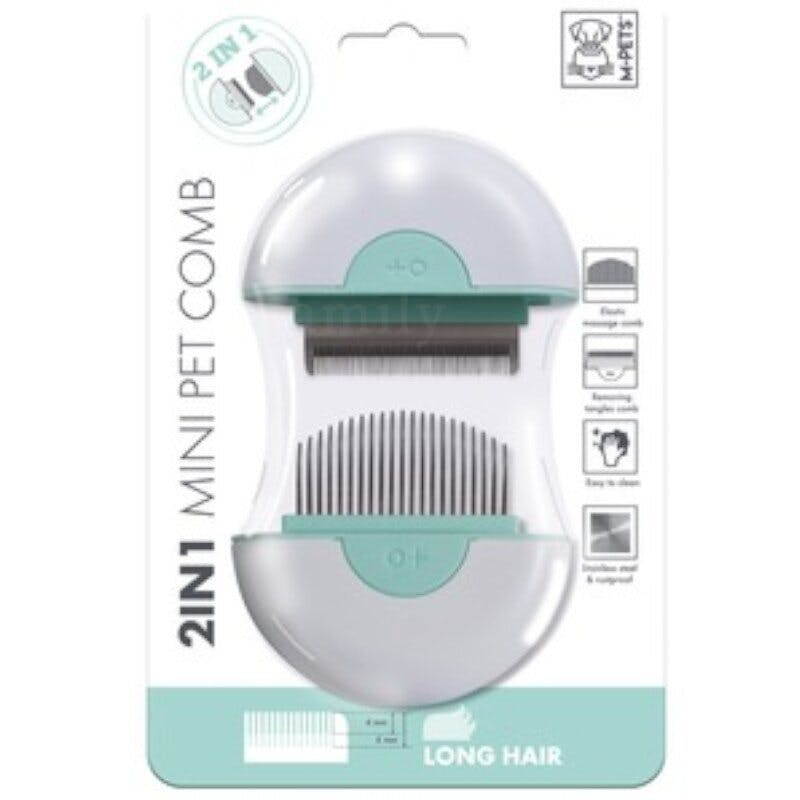 M-PETS 2in1ミニペットコーム ロング グリーン グルーミング お手入れ簡単 コンパクト収納 6953182738701 グルーミング・トリミング用品 M-PETS 2in1ミニペットコーム ロング グリーン グルーミング お手入れ簡単 コンパクト収納 6953182738701 グルーミング・トリミング用品
