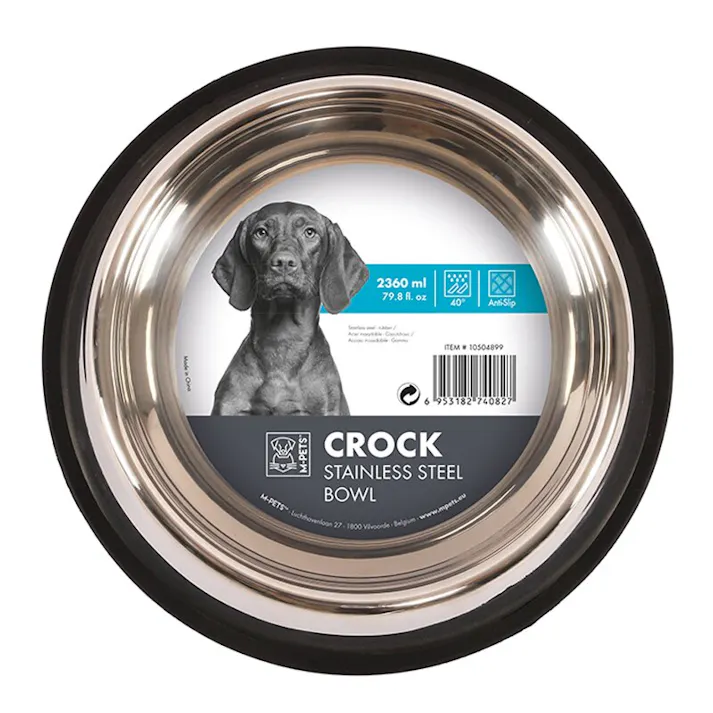 M-PETS ステンレススチールボウル XXL 滑り止め ステンレス皿 お手入れ簡単 6953182740827【別送品】