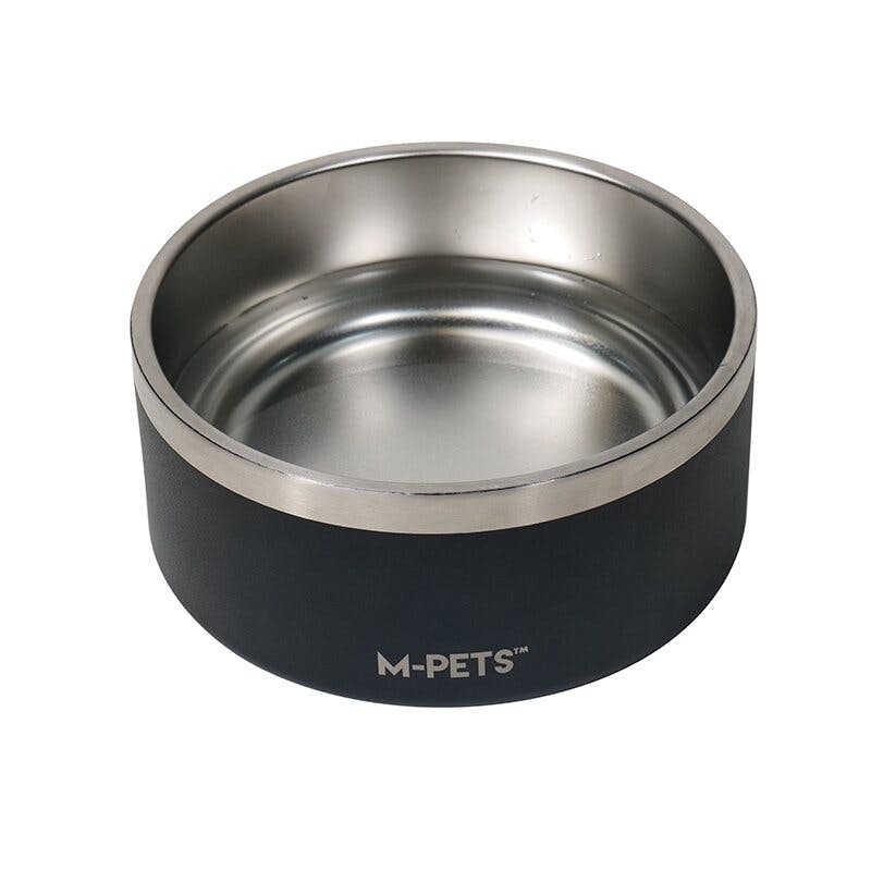 M-PETS ESKIMOダブルウォールボウル 2L ブラック 犬猫食器 滑り止め 保温・保冷 6953182743477 ペット食器 M-PETS ESKIMOダブルウォールボウル 2L ブラック 犬猫食器 滑り止め 保温・保冷 6953182743477 ペット食器