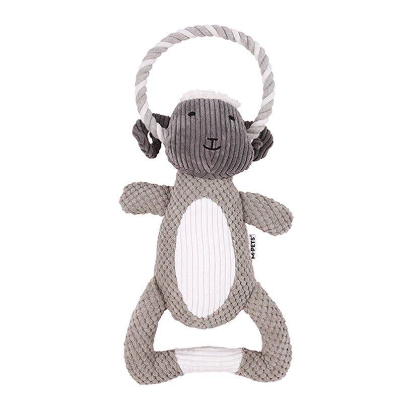 M-PETS Chewtopia ECOドッグトイ ヒツジ グレー&ホワイト 6953182748991 ぬいぐるみ M-PETS Chewtopia ECOドッグトイ ヒツジ グレー&ホワイト 6953182748991 ぬいぐるみ