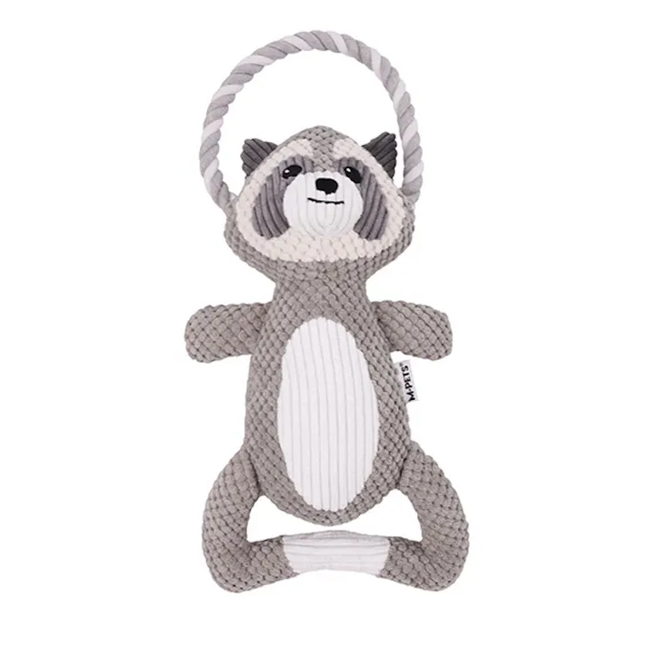 M-PETS Chewtopia ECOドッグトイ アライグマ グレー&ホワイト 6953182749004【別送品】