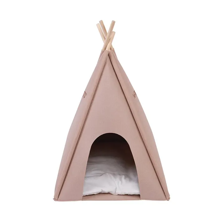 M-PETS ECOティピ ブラウン 組立簡単 モダン クッション付き 6953182753636【別送品】