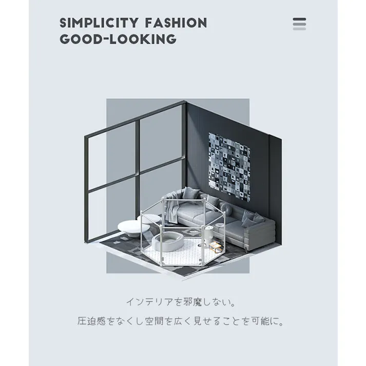 Petifam クリアサークル8面パネルH90cm シルバー ケージ・サークル 工具不要 屋内外兼用 丈夫素材 4580756813902【別送品】