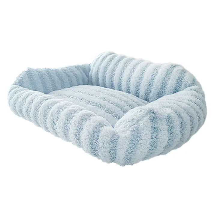 Petifam CottonCandyベッド スクエア ブルー ペットベッド 4580756815036【別送品】