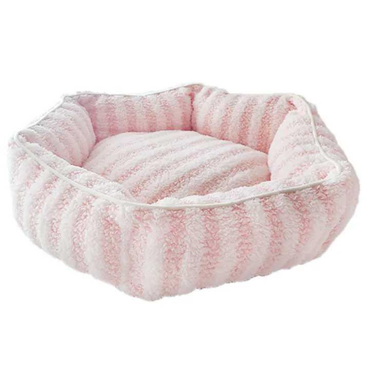 Petifam CottonCandyベッド ラウンド ピンク ペットベッド 4580756815104【別送品】