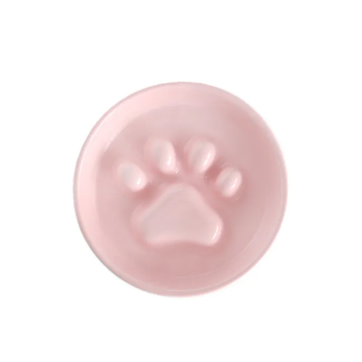 Petifam 肉球フードボウル S ライトピンク 犬猫食器 4580756815425【別送品】