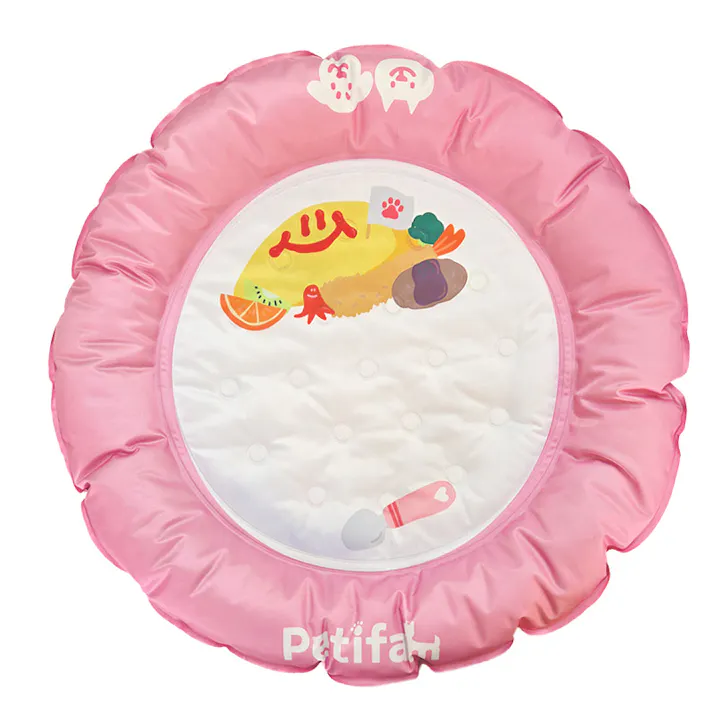 Petifam ひんやりデリシャスジェルベッド お子様ランチ ペットベッド 夏バテ 撥水加工 4580756815609【別送品】