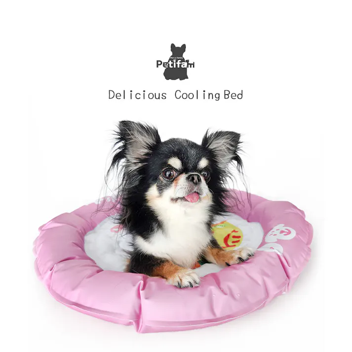 Petifam ひんやりデリシャスジェルベッド お子様ランチ ペットベッド 夏バテ 撥水加工 4580756815609【別送品】