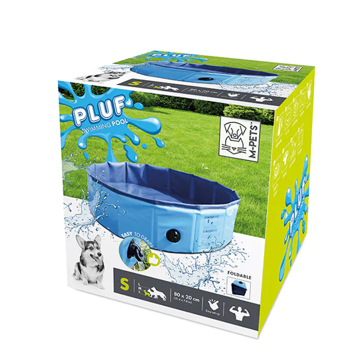 M-PETS PLUFスイミングプール S 犬用おもちゃ コンパクト収納 空気入れ不要 6953182743590【別送品】