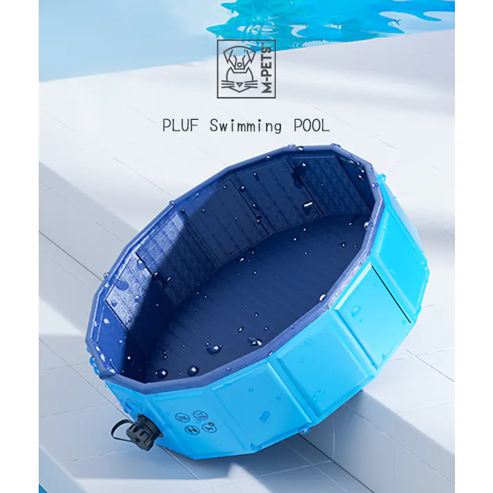 M-PETS PLUFスイミングプール M 犬用おもちゃ コンパクト収納 空気入れ不要 6953182743606【別送品】