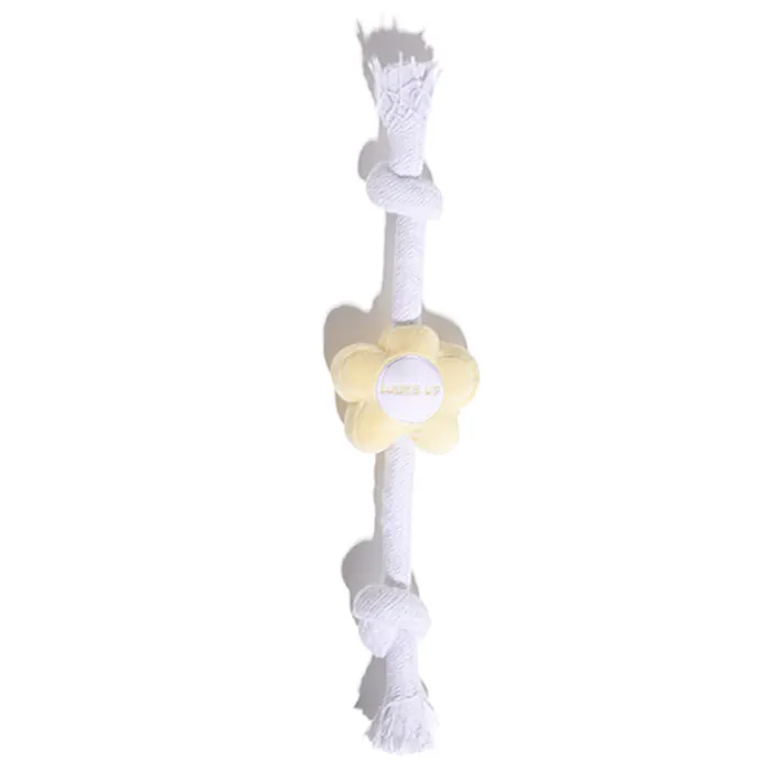 LUUKS UP Weather Series Dog Rope Toy Flower Yellow 犬用おもちゃ 6953182747352【別送品】