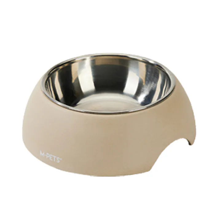 M-PETS ECOバンブーボウル 350ml SAND 犬猫食器 セパレート 軽量 6953182748847【別送品】