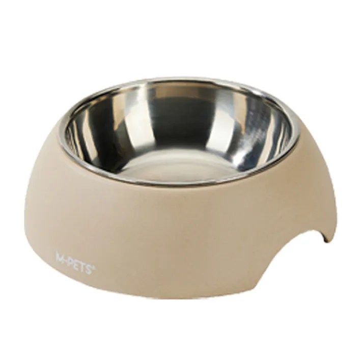 M-PETS ECOバンブーボウル 600ml SAND 犬猫食器 6953182748854【別送品】