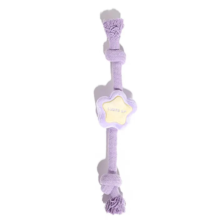 LUUKS UP Weather Series Dog Rope Toy Star Purple 犬用おもちゃ 6953182750123【別送品】