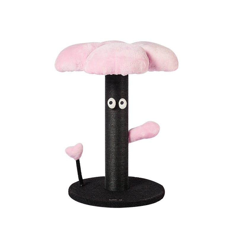 LUUKS UP Clover Series Cat Tower 1-Layer Black Pink キャットタワー 6953182750314 キャットインテリアタワー LUUKS UP Clover Series Cat Tower 1-Layer Black Pink キャットタワー 6953182750314 キャットインテリアタワー