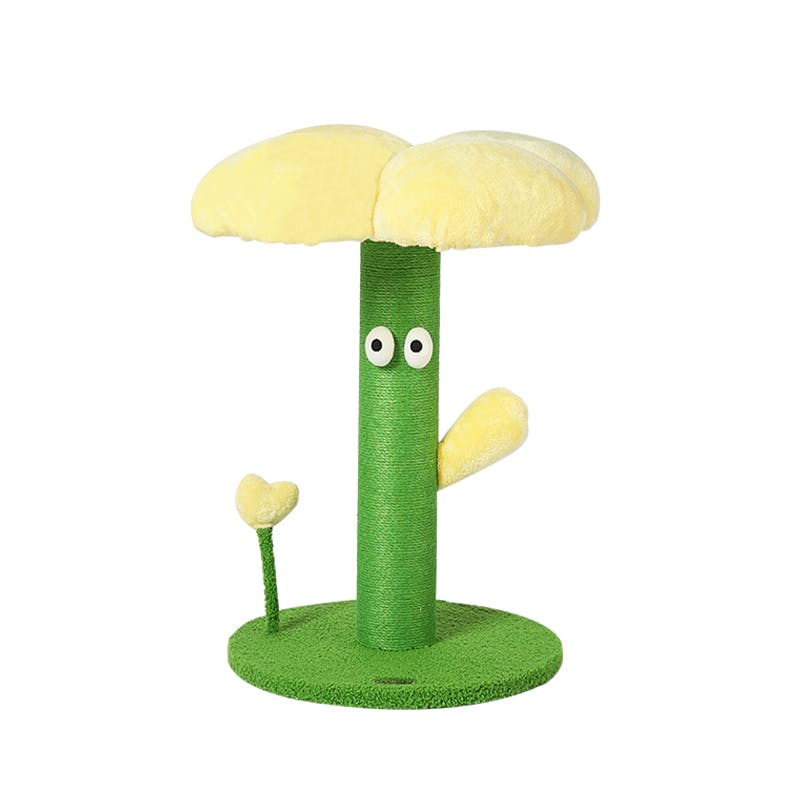 LUUKS UP Clover Series Cat Tower 1-Layer Yellow Green キャットタワー 6953182750321 キャットインテリアタワー LUUKS UP Clover Series Cat Tower 1-Layer Yellow Green キャットタワー 6953182750321 キャットインテリアタワー