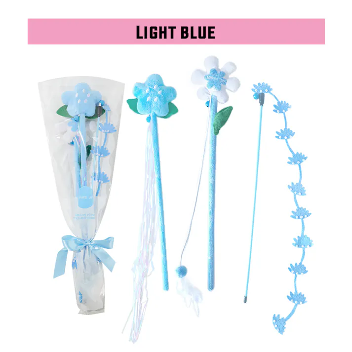 LUUKS UP Flower Bouquet Cat Teaser Purple 猫用おもちゃ 猫じゃらし 6953182750697【別送品】