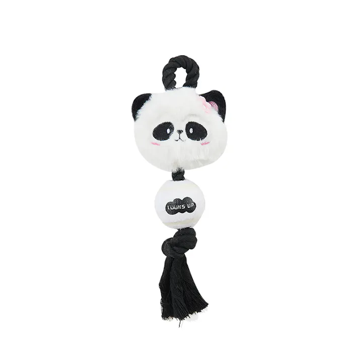 LUUKS UP Dog Ball Rope Toy Panda 犬用おもちゃ 6953182750796【別送品】