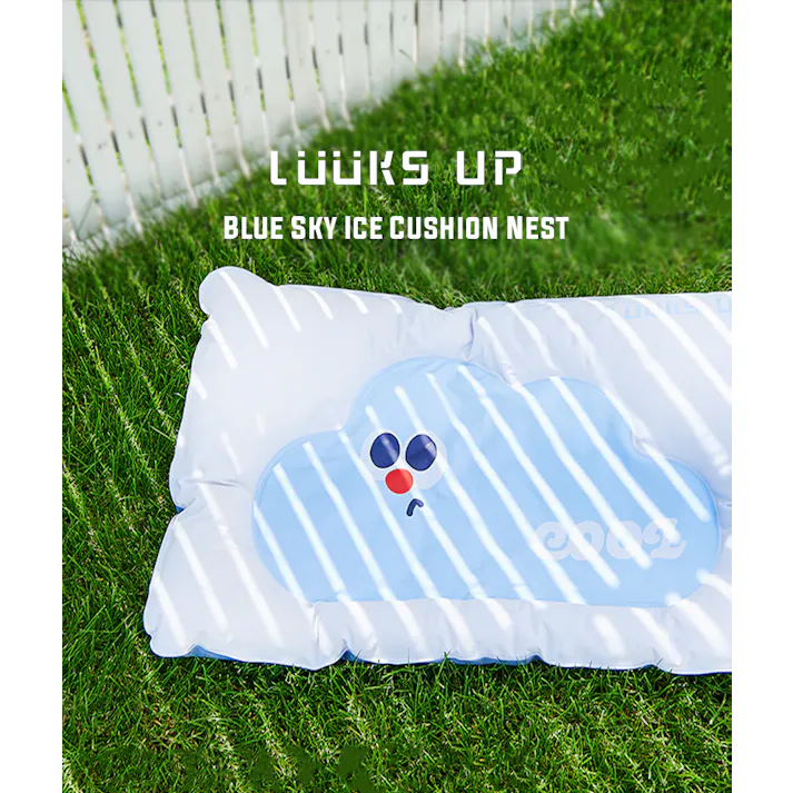 LUUKS UP Blue Sky Ice Cushion Nest ペットベッド 冷感ジェル お手入れ簡単 6953182751113【別送品】