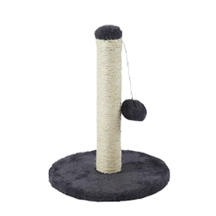 M-PETS My firstキャットツリー ポンポン XS ダークグレー 爪とぎ 6953182754947【別送品】