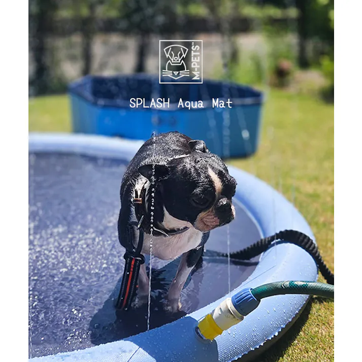 M-PETS SPLASH Aqua Mat M 犬用おもちゃ 噴水マット 空気入れ不要 6953182758525【別送品】