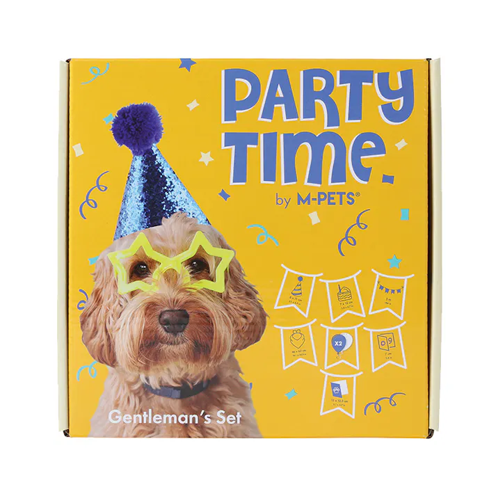M-PETS Party time DOG ジェントルマンズセット 犬用おもちゃ パーティ 飾り付け 6953182760436【別送品】