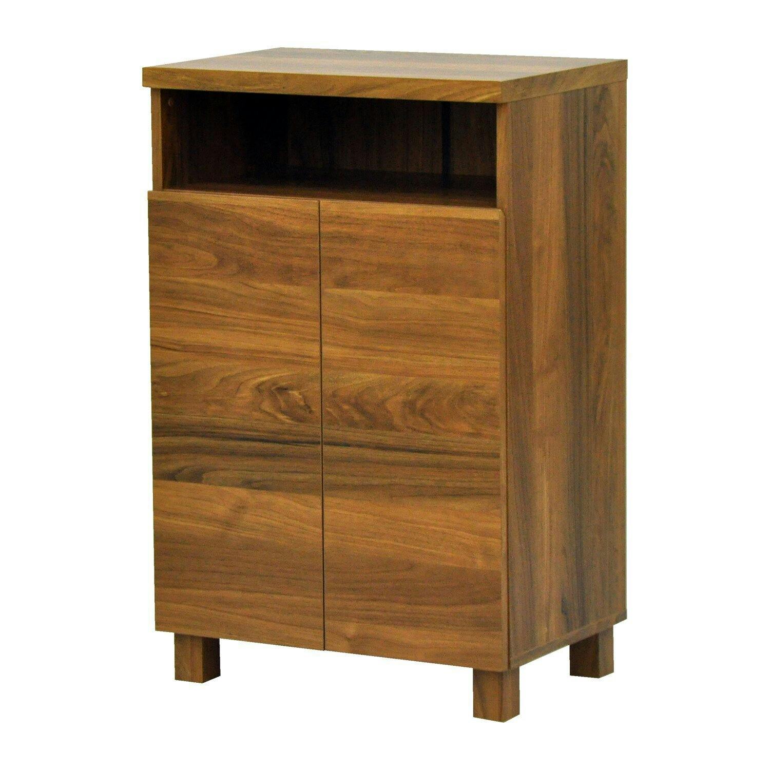 AIS エイアイエス ロスタ 木扉キャビネット60 扉付き収納ラック リビング 寝室 事務所 本の収納 学童品収納 書類収納 抗菌家具 木製 LST-9062WD【別送品】