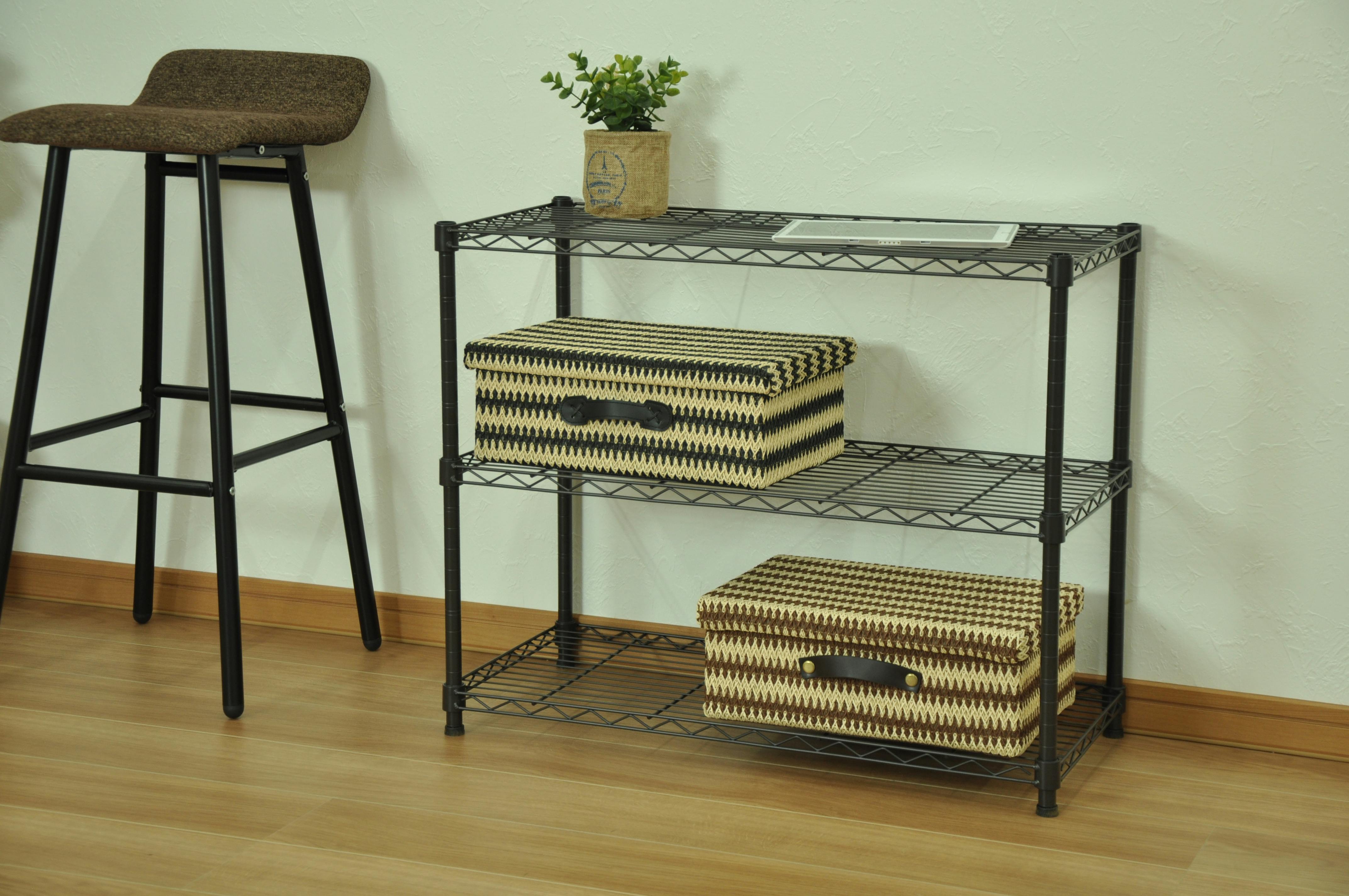 アイアンシェルフ　ウォールシェルフ　スチールラック　ワイヤーラック 楽天市場】アイアン ラックの通販