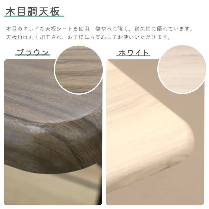 AIS エイアイエス 折畳テーブル(L) ブラウン コンパクトテーブル リビング 事務所 ダイニング キッチン 店舗 収納に便利 隙間収納 リモートワーク スチール ファブリック FT-05L【別送品】