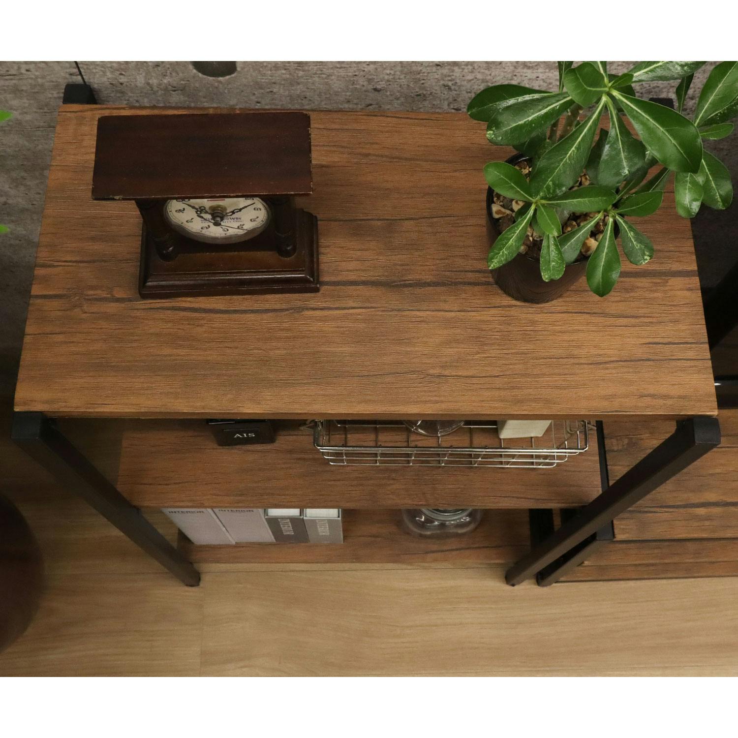 AIS エイアイエス ブロンクス三段ラック 本棚 収納ラック 事務所