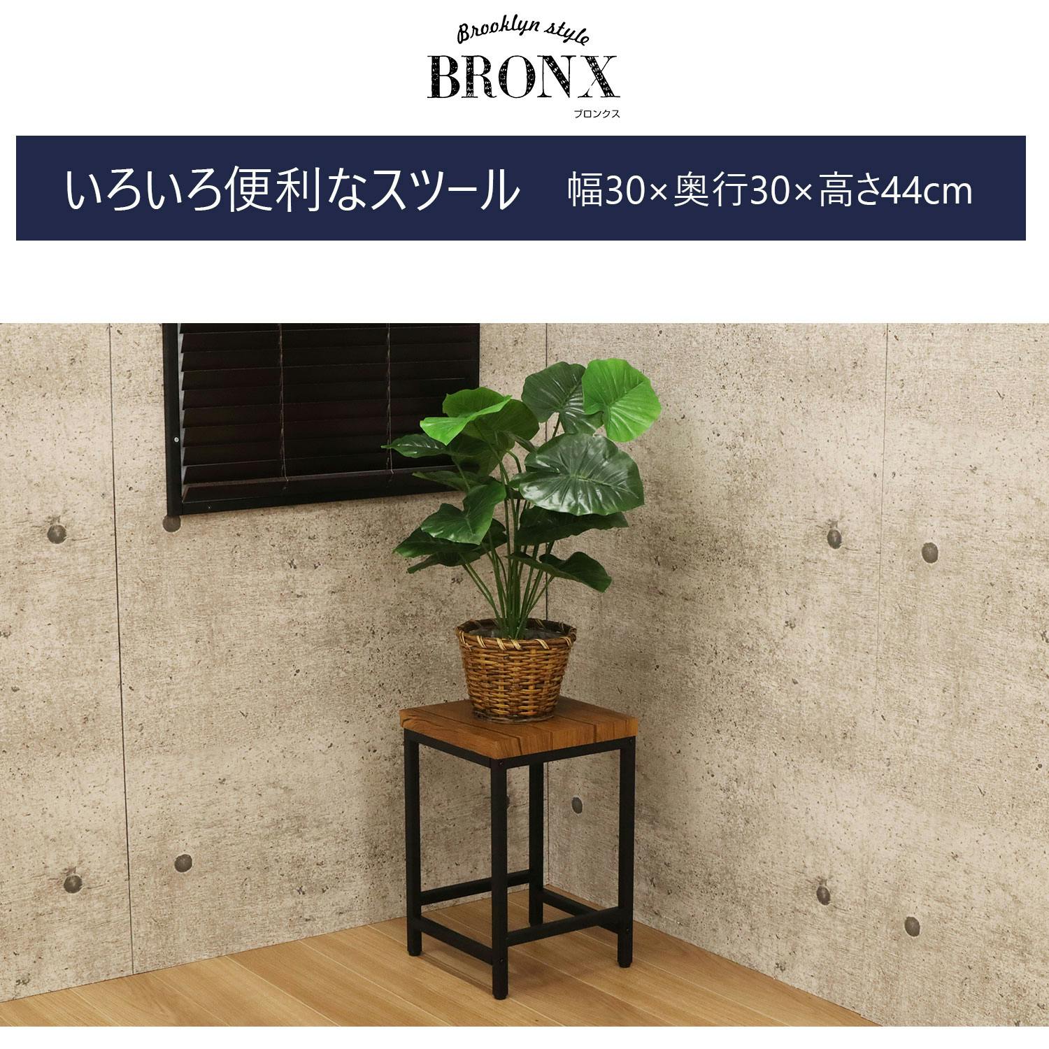 AIS エイアイエス ブロンクススツール ABX-700 (約)幅30cm奥行30cm高さ45.5cm リビング キッチン 子供部屋 寝室 スツール ソファサイ パイプ椅子 AIS エイアイエス ブロンクススツール ABX-700 (約)幅30cm奥行30cm高さ45.5cm リビング キッチン 子供部屋 寝室 スツール ソファサイ パイプ椅子