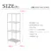 AIS エイアイエス メッシュラック4段45 ホワイト メッシュ棚4段 45幅ラック リビング 事務所 キッチン ダイニング 収納に便利 小物収納 キッチン収納 おもちゃ収納 スチール XMR-4412WH【別送品】