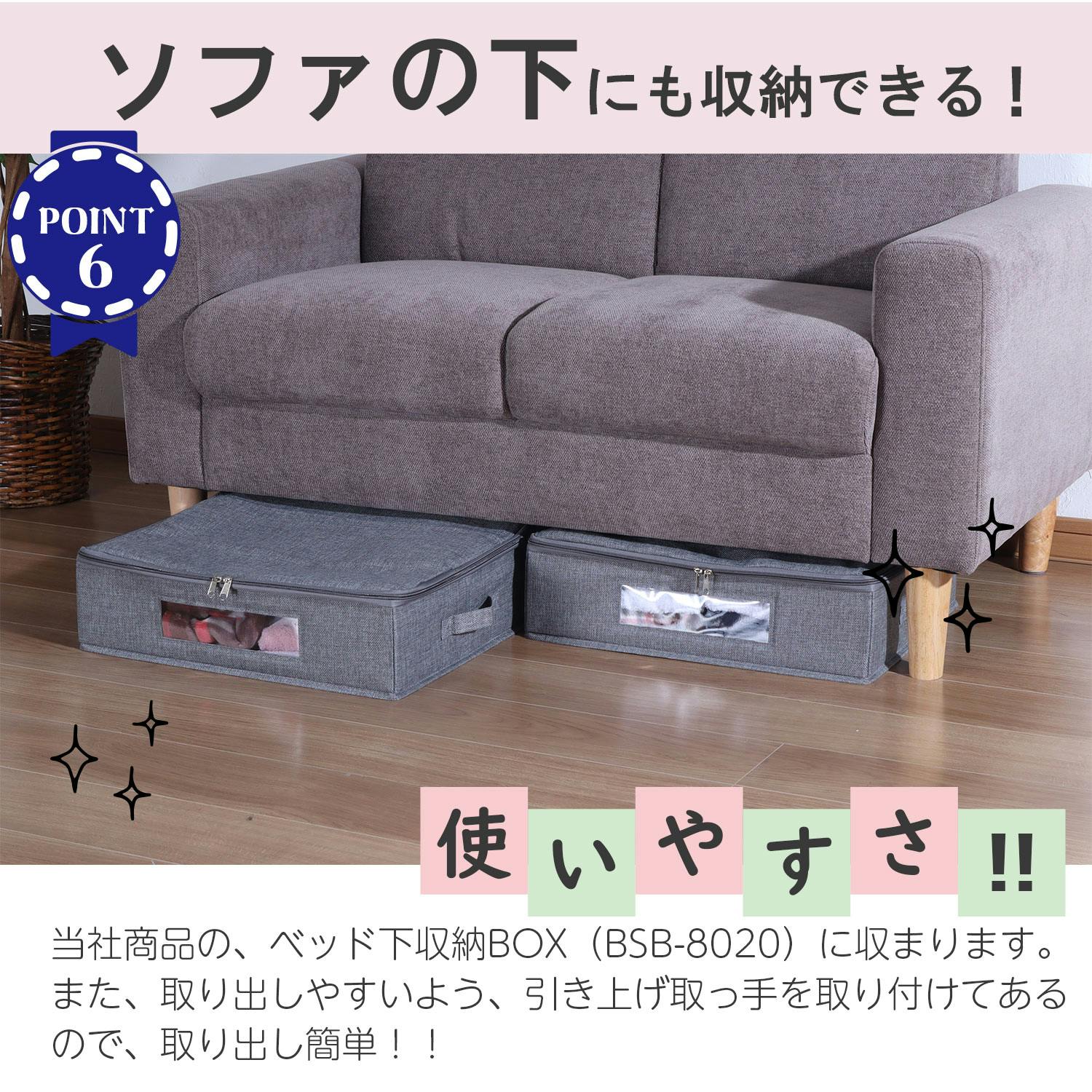 AIS エイアイエス ベッド下収納用インナーBOX2個セット UBS-01