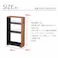 AIS 隙間ワゴン200(下棚)ブラック ブラウン 20×45×80cm AHSW-200B BK BR 移動式収納庫 キッチン リビング 書斎 調味料ストック 食品ストック キッチン用品 木製 4932528026988【別送品】