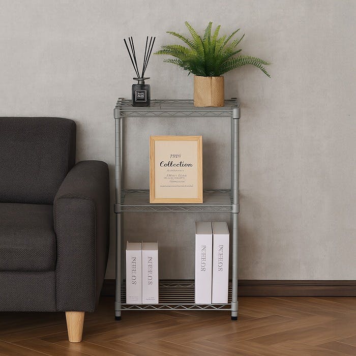 AIS 19φスチールラックセット4302 グレー 45×35×74.3cm メタルラック