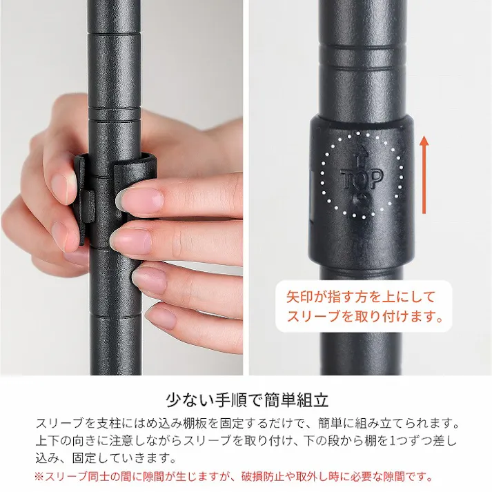 AIS 19φスチールラックセット6301 ダーク グレー 60×35×74.3cm メタルラック ワイヤーラック スチールシェルフ ベッドサイド キッチン 洗面所 本の収納 観葉植物置き 家電収納 スチール AAS-6301DGY【別送品】